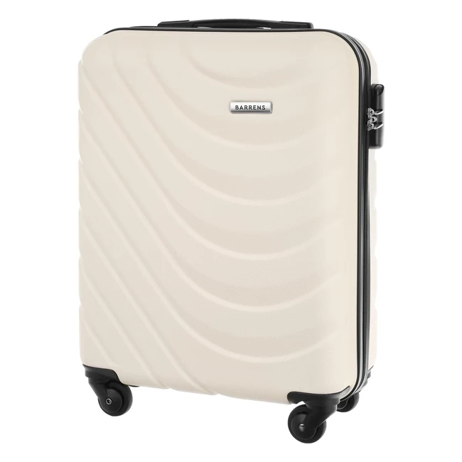 Valise cabine Barrens 55x39x20cm - 34L - ABS - 4 roulettes - Poignée flexible