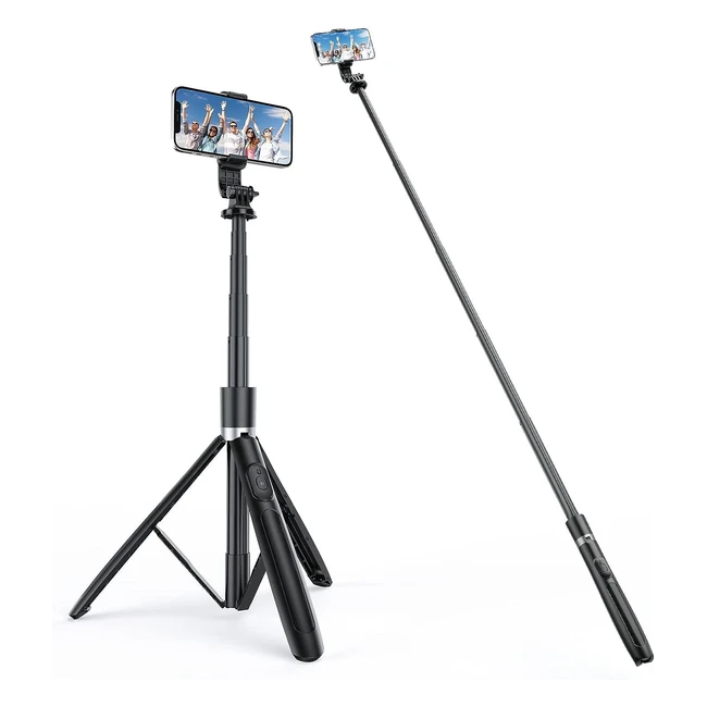 Palo Selfie Bluetooth Atumtek 61 - Soporte Estable para Smartphone - Extensible para iPhone, Galaxy, Huawei - Referencia TRP61