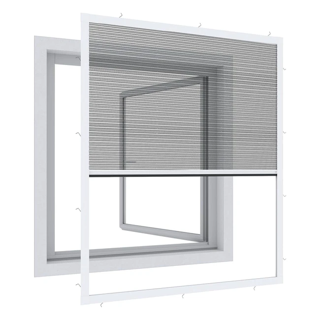 Windhager Expert Plissee Fensterrollo ultra flach 03242 - wetterfest, UV-beständig
