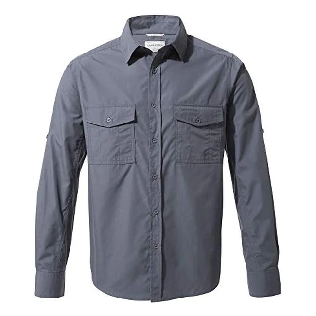 Craghoppers Kiwi LS Shirt Ombre Blue 50 - Lightweight and Durable Outdoor Apparel