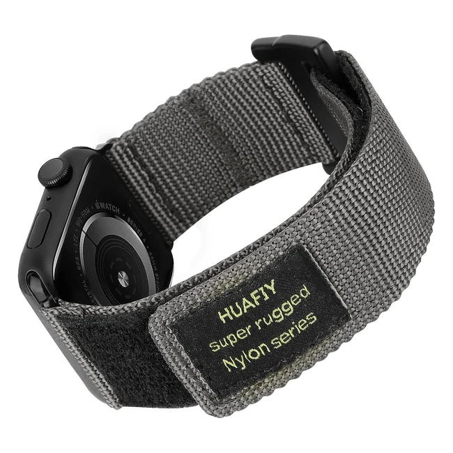 Huafiy Apple Watch Armband 38mm-44mm Nylon Sportarmband Klett Design