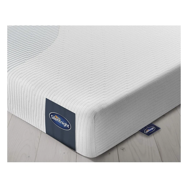 Silentnight 3 Zone Memory Foam Rolled Mattress - Made in UK - Medium Euro King - Perfect Pressure Relief