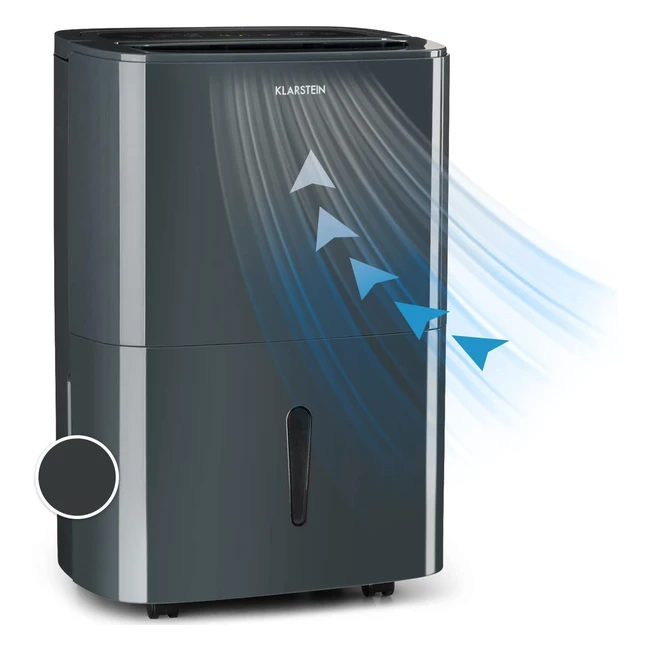 Klarstein Luftentfeuchter & Luftreiniger 20L - Effizienter Raumentfeuchter für Wohnung, Schlafzimmer, Badezimmer, Keller
