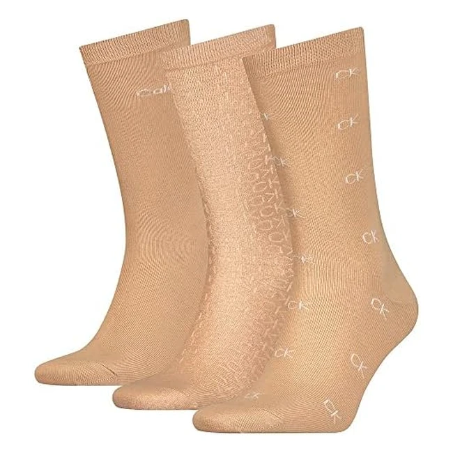 Calvin Klein Men's Classic Sock Pack of 3 - Rib Cuff, Reinforced Heel and Toe