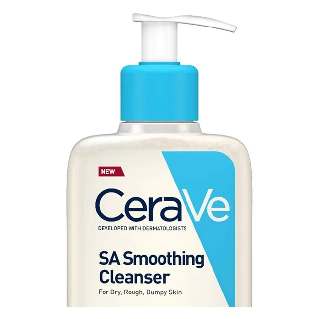 CeraVe SA Smoothing Cleanser 473ml - Dry Rough and Bumpy Skin - With Salicylic