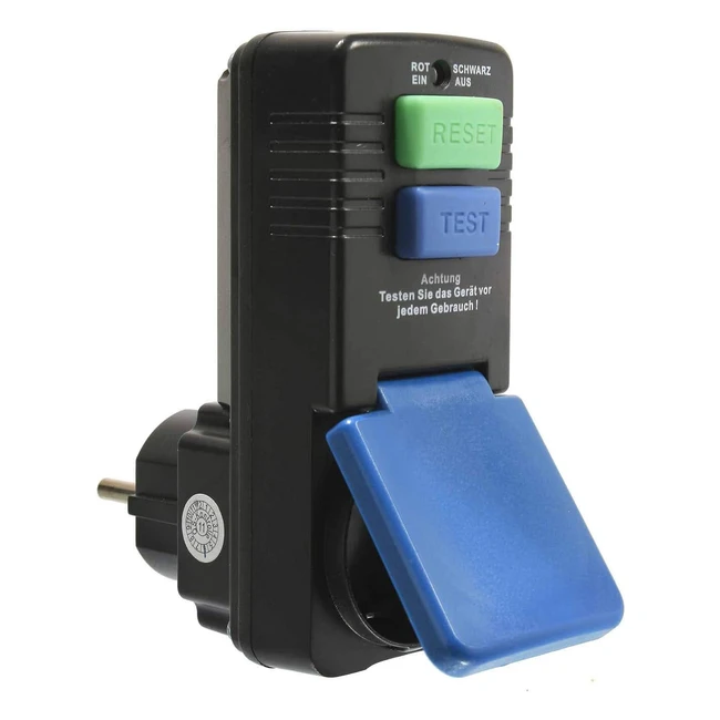 AS Schwabe Personenschutzzwischenstecker 30 mA Schutzkontakt 230 V 16 A max 3500 W