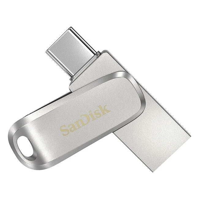 SanDisk Ultra 128GB Dual Drive Luxe Type-C 150MB/s USB 3.1 Gen 1 - Silver