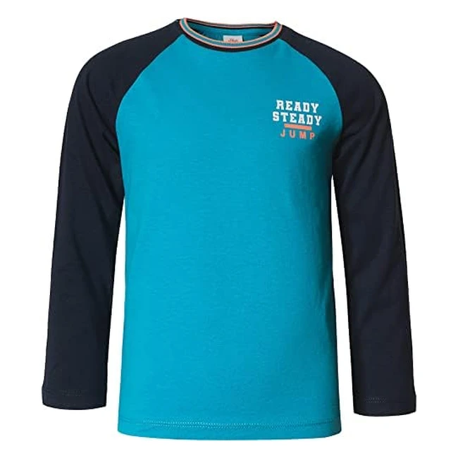 s.Oliver Junior Jungen T-Shirt 40410203121302110745 - Langarm, Pull-On