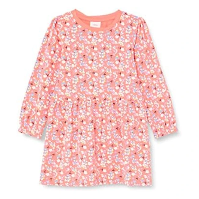 s.Oliver Mädchen Kurzes Kleid Orange - Modell 10213202002127402