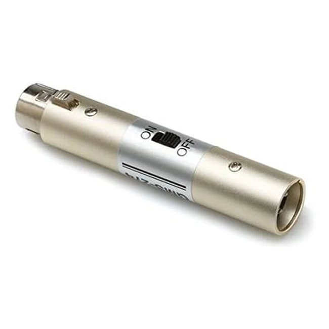 Adattatore Hosa GMS274 con interruttore di alimentazione XLR3F a XLR3M