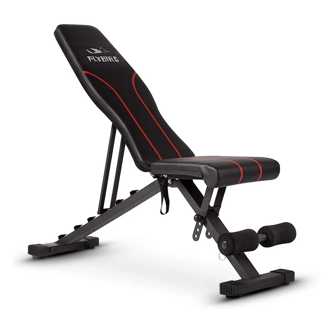 Banc de musculation Flybird réglable - Entraînement complet du corps - Noir