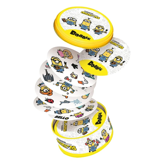 Dobble Minions Card Game - Fast-Paced Fun Ages 6 Asmodee
