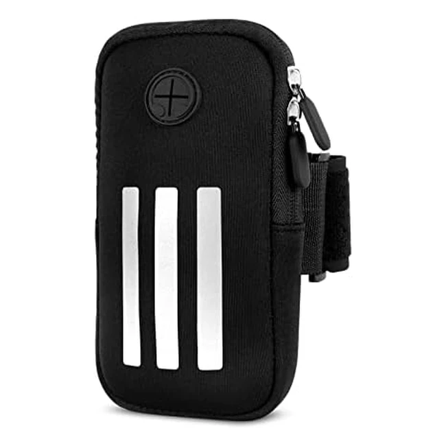 Brazalete Deportivo Jimkan Impermeable Ajustable con Reflectante - Hasta 68