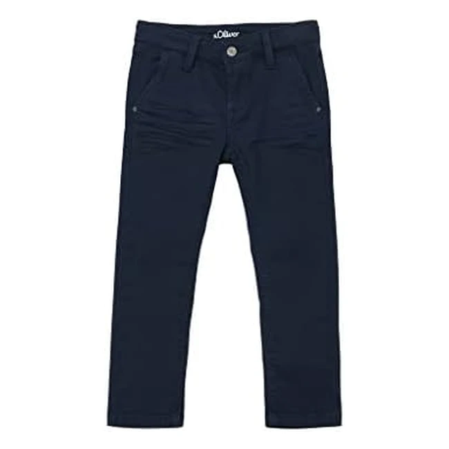 s.Oliver Junior Boys 2127666 Hose Brad Slim Fit Blau 5952 104reg