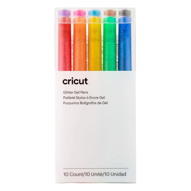 Ensemble de stylo gel paillet arcenciel 10 pack - Cricut 2009962