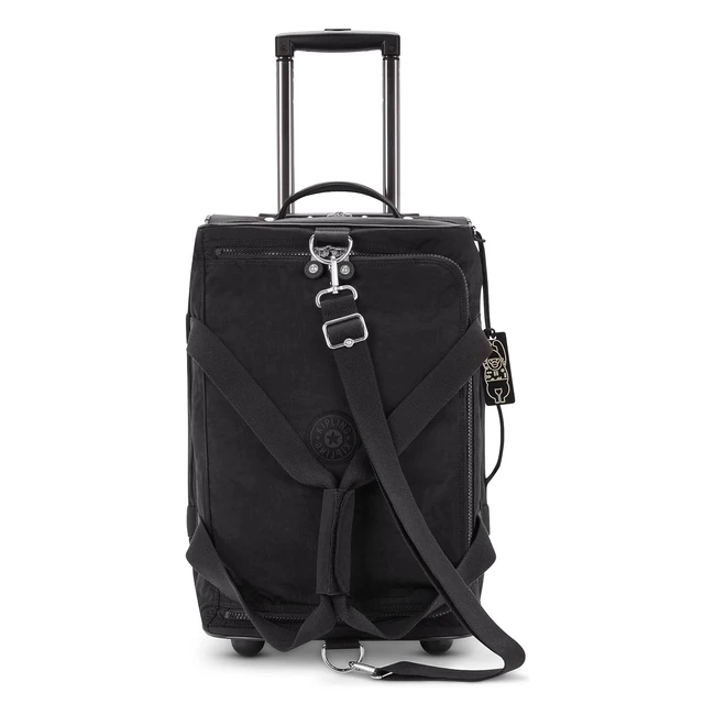 Kipling Teagan US Kabinengepäck, Weiche Kabinenkoffer mit 2 Rädern, 54 cm, 39 l, 26 kg, Schwarz Noir