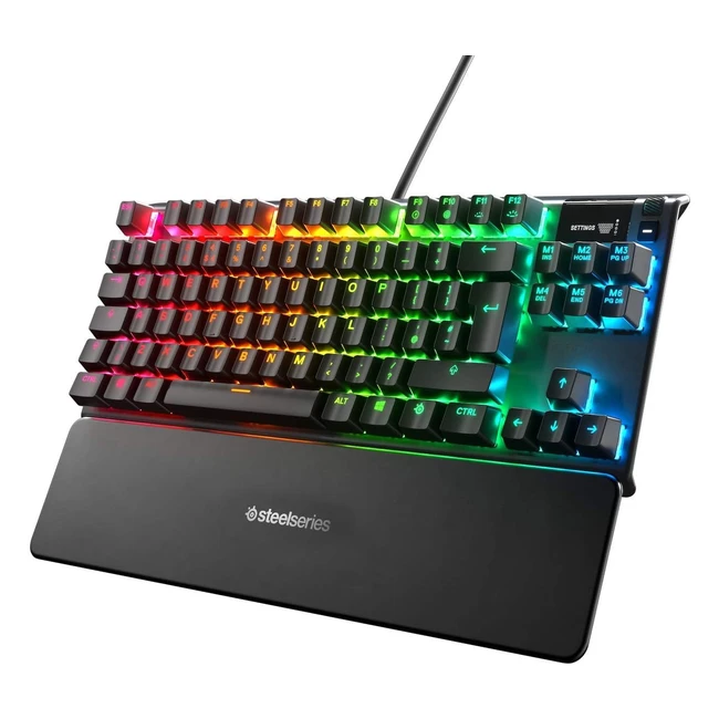 SteelSeries Apex 7 TKL Tastiera Meccanica per Videogiochi - Smart Display OLED -