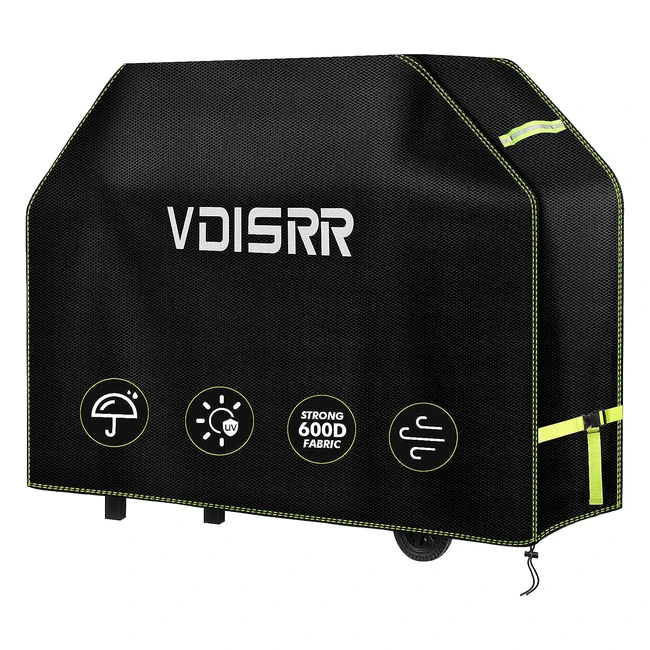 Housse pour barbecue 600D robuste - Protection contre les intempéries et la rouille