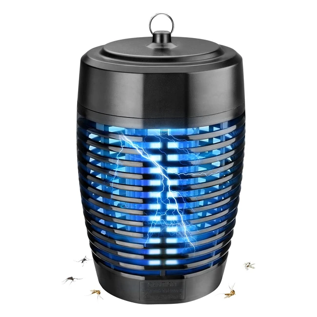 Lampe Anti Moustique 13W 1500V - Tueur d'Insectes Électrique - Réduit Efficacement les Insectes Volants