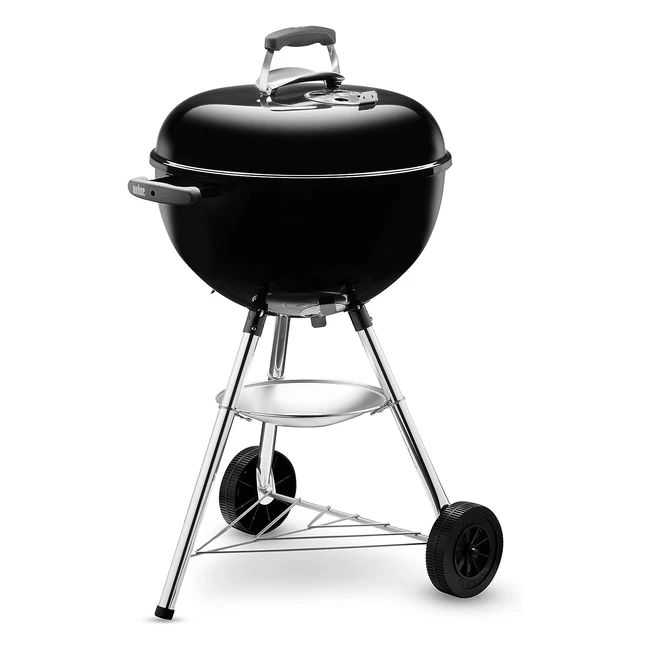 Barbecue Weber Charbon Barbkettle 47 cm - Grill avec Couvercle Support Trépied et Roues - Appareil de Cuisson Extérieur