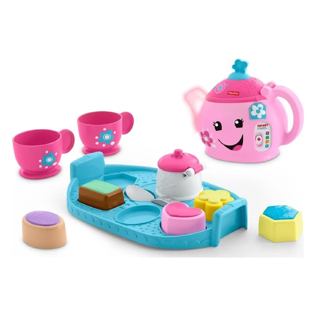 Fisher-Price Sweet Manners Tea Set - Learn Play  Pretend  Ages 18 Months