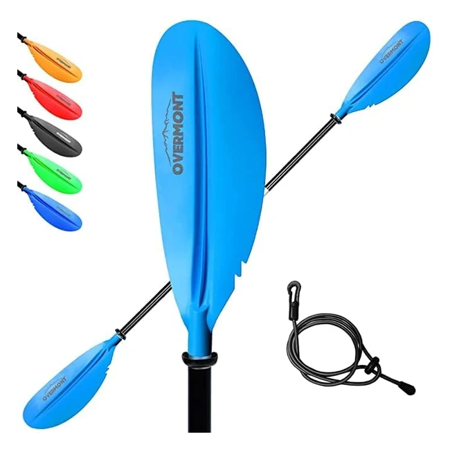 Remos de aluminio Overmont, longitud 222 cm, convertibles, para sup kayak piragua canoa barco