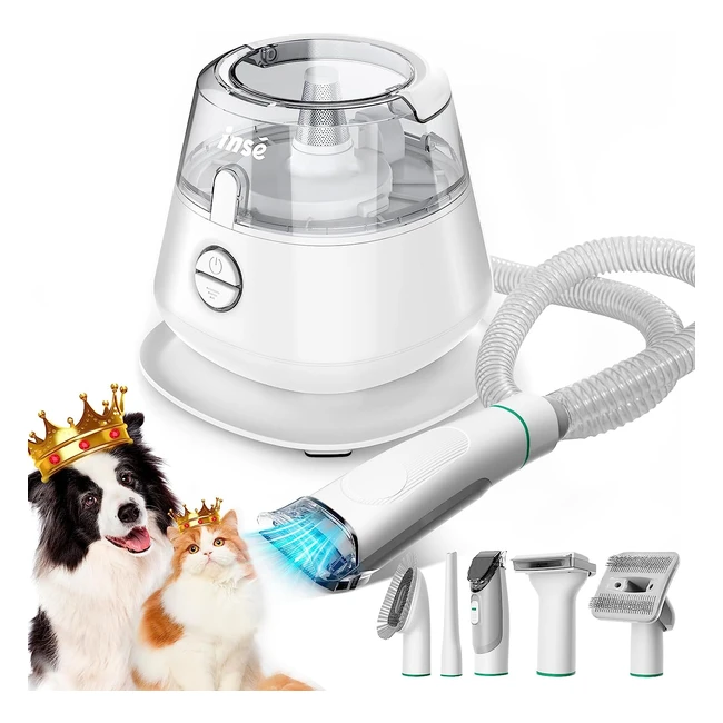 Máquina cortapelo para perros con aspirador - Inse P20