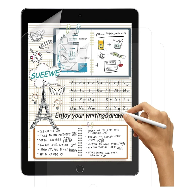 Protector pantalla mate para iPad 9.7 6ª/5ª generación y iPad Air 1/2 Pro 9.7