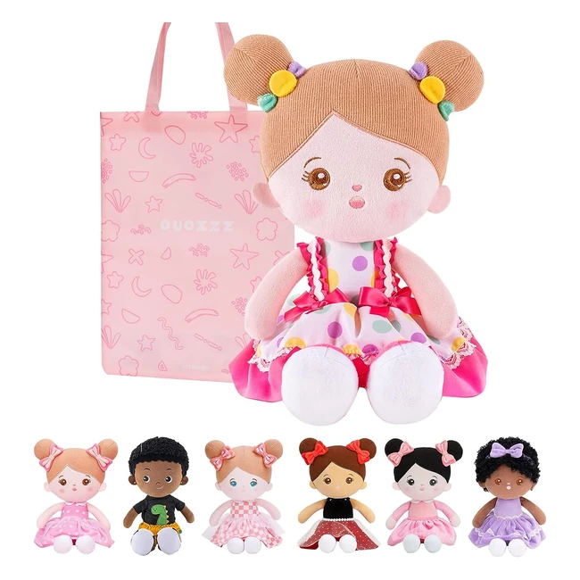 Muñeca de trapo Starpony OUOZZZ para niñas - Regalos para niñas de 1-4 años - Juguete suave, seguro y divertido - 38cm