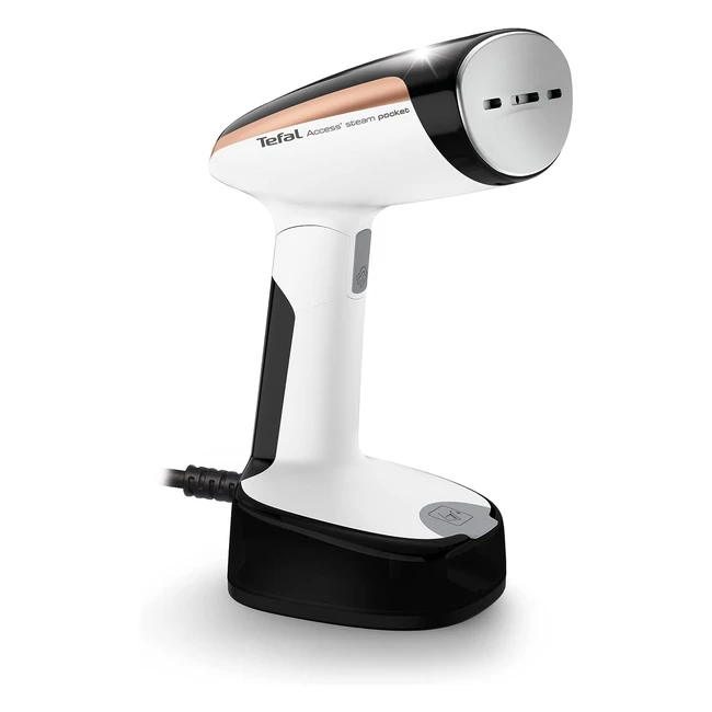 Tefal Access Steam Pocket Handheld Clothes Steamer - Ultracompact Design - 15s Heat-Up - 1300W - Lightweight - DT3052G0