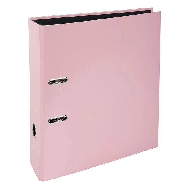 Exacompta Aquarel Collection A4 Lever Arch File - Holds up to 800 Sheets - Pink