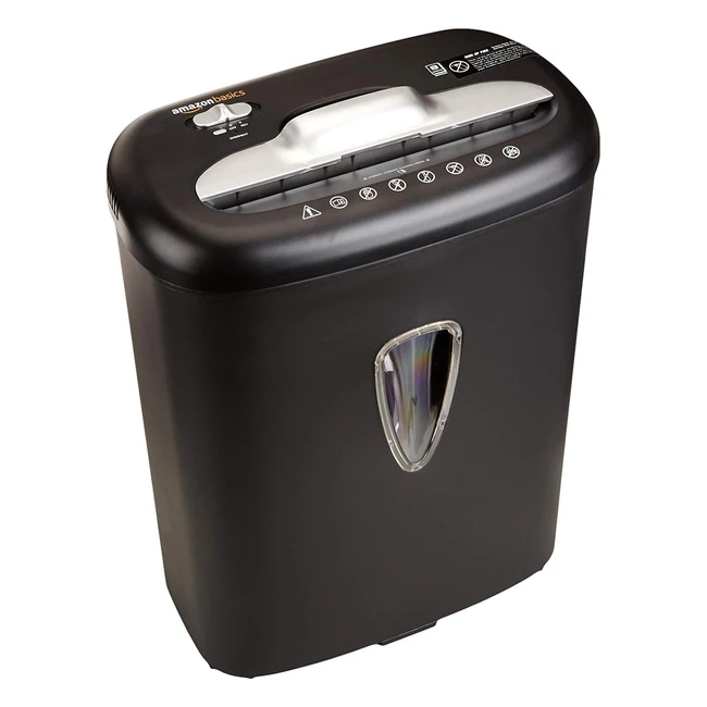 AmazonBasics Hochsicherheits-Aktenvernichter 78 Blatt Papier und Kreditkarten