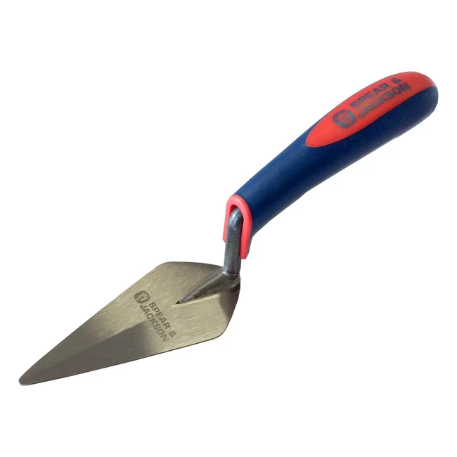 Spear Jackson 11605PSF14 Pointing Trowel  Soft Feel Handle  Blue  5-Inch