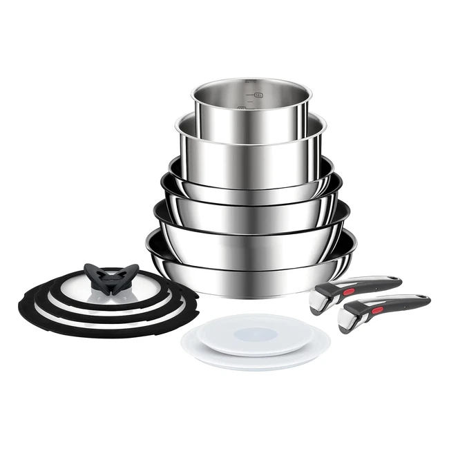 Tefal Ingenio Preference Pots & Pans Set - Stackable, Nonstick, Induction - L9749432