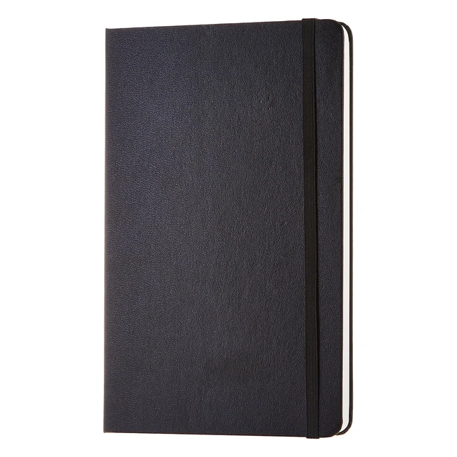 Amazon Basics Klassisches Großes Notizbuch, Blanko, 240 Seiten, Archivpapier