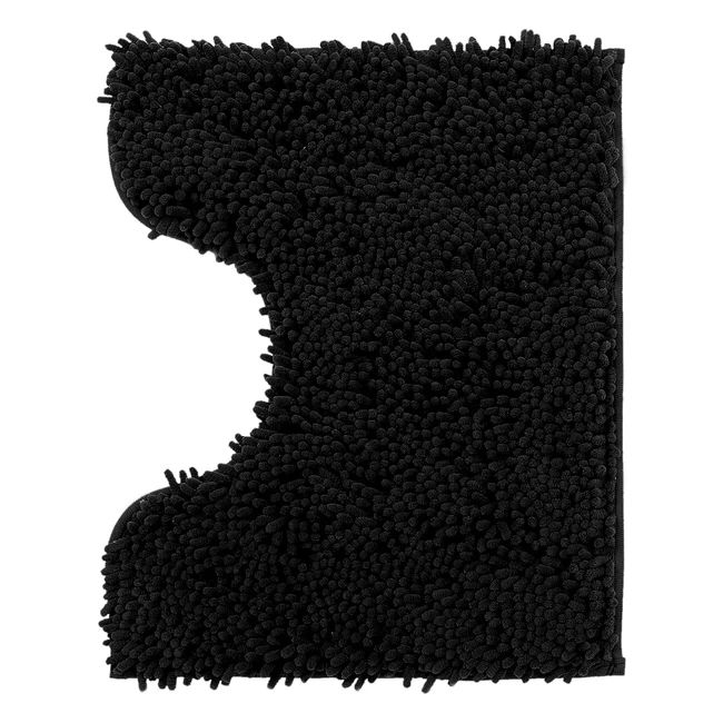 Alfombra de Baño Microfibra Forma U 70x120cm Antideslizante