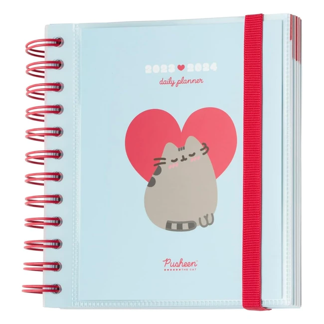 Agenda Scolaire Pusheen 2023-2024 - Grupo Erik - Référence XXX - Idéal pour le Collège et le Lycée