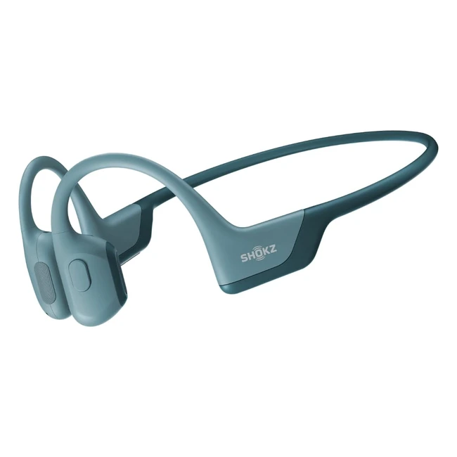 Shokz OpenRun Pro Bone Conduction Headphones - Blue | Recommended by England Athletics | IP55 Waterproof