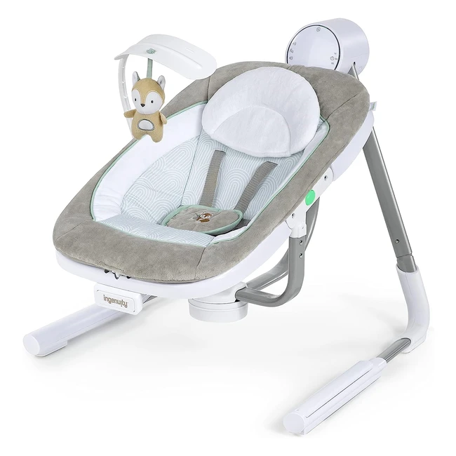 Ingenuity Anyway Sway 5-Speed Multidirection Portable Foldable Baby Swing - 09 Months - 620 lbs