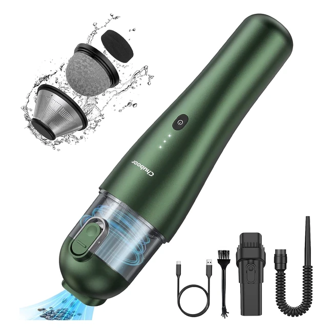 Aspirateur de voiture sans fil Chuboor 7500pa - Puissant et durable - 3 en 1 - Triple filtre