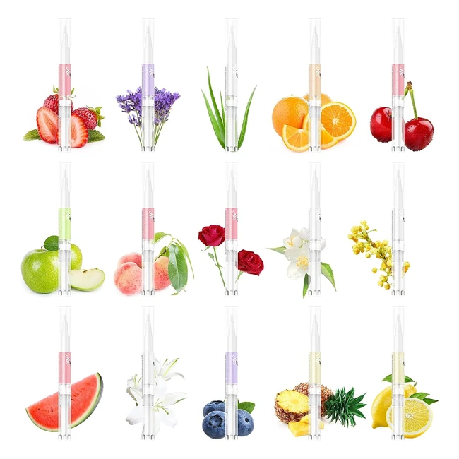 Stylo Réparateur d'Ongles Aiseely - Réduit la Sécheresse et les Fissures - 15 pcs