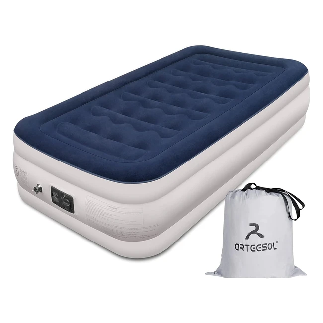 Matelas gonflable 2 personnes électrique avec pompe intégrée - Confort et praticité