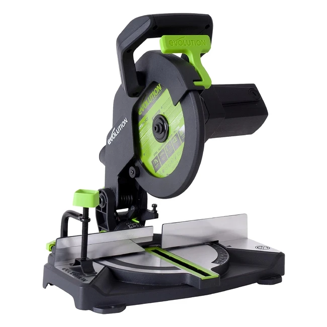 Evolution Power Tools F210CMS Multipurpose Compound Mitre Saw 1200W - Cuts Wood, Metal, and Plastic