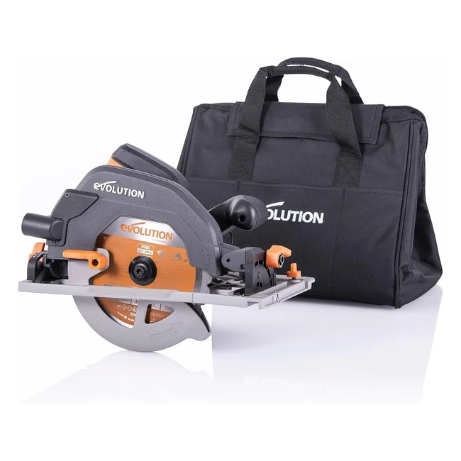 Scie circulaire multimatière Evolution Power Tools R185CCSX - Pack Plus avec sac de transport