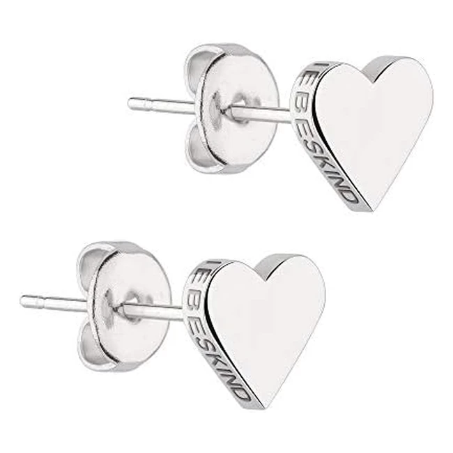 Liebeskind Ohrringe Edelstahl, zeitloses Design, poliert, 7mm lang