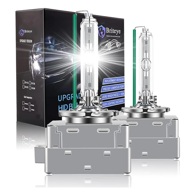 Bombillas Xenon D3S 35W 6000K Luz Blanca Faros Coche 2pcs