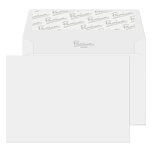 Enveloppes Blake Premium Business C6 114 x 162 mm 120 gm - Blanc Brillant - Bote de 25