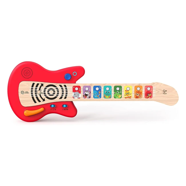 Baby Einstein Together in Tune Guitar | Safe Wireless Wooden Musical Toy | Age 6 Months+