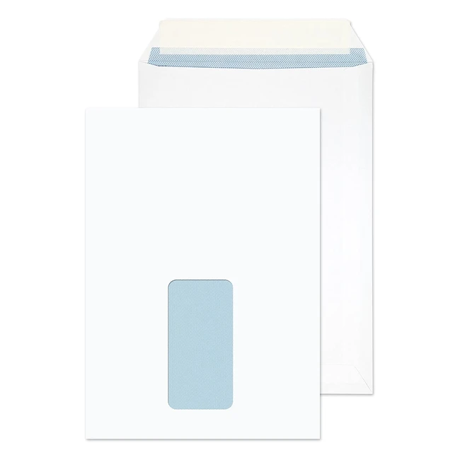 Blake Purely Everyday C5 229x162mm 100gsm Pocket Peel & Seal Window Envelopes 23084100 PR White - Pack of 100