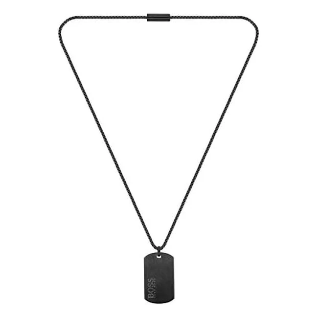 BOSS Jewelry Men's ID Collection Pendant Necklace - 1580052